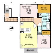 リバーサイドかどやの間取り画像