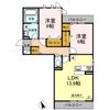 D-roomCⅢの間取り画像