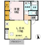 シティーハウス南手城2の間取り画像