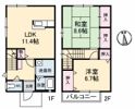 ペアハウス多田の間取り画像