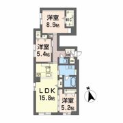 Green Garden 東古松の間取り画像