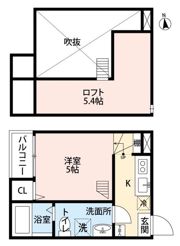 KAHALE八千代Bの間取り画像