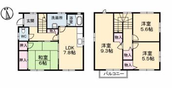 正円寺借家 C棟の間取り画像