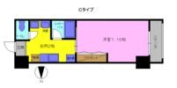 明日香大分駅南の間取り画像