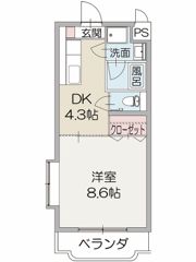 カルサイトの間取り画像