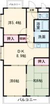 東浦カルチャービルの間取り画像
