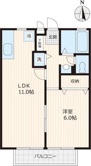 ビューサイト桜台の間取り画像