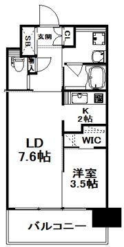 ALFACIO De Claveの間取り画像