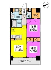 イーストガーデン久留米の間取り画像