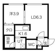 ブランノワール麻生エクサゴーヌの間取り画像