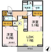 二宮1丁目 KS D-ROOM新築工事の間取り画像