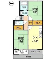 プレジールビューラ Bの間取り画像