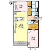 D-residence新庄 Vivreの間取り画像