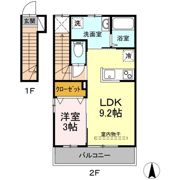 レジデンス花の間取り画像