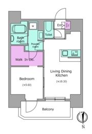クレヴィアリグゼ北品川Ⅱステーションコートの間取り画像