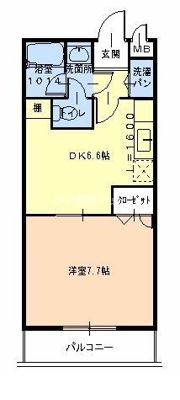 フジパレスヒサホの間取り画像