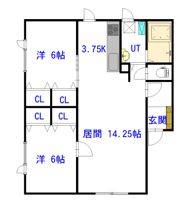 グランビュー4.4の間取り画像