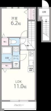 ブリーズドゥースⅡの間取り画像