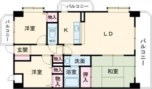 ライオンズマンション佐古六番町の間取り画像