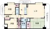 ライオンズマンション佐古六番町の間取り画像