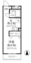 昭島コートエレガンスDの間取り画像
