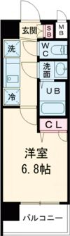 ソルテラス京都西大路 郁の間取り画像