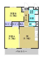 ウェネバーⅡの間取り画像