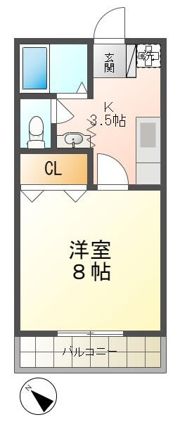 ふじコーポの間取り画像