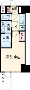 エスリード神戸三宮ヒルズの間取り画像