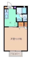 セゾンフローラGの間取り画像