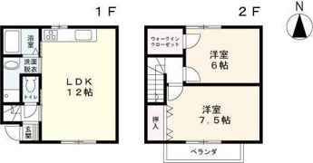西久保コーポ5の間取り画像