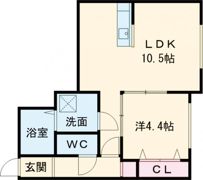 EAST BLUEの間取り画像