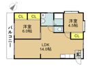 メゾン大淀台の間取り画像