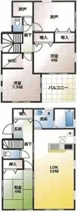 白岡戸建の間取り画像