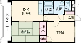 メゾン・DE・OKの間取り画像