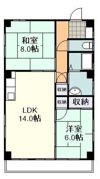 メゾン桂の間取り画像
