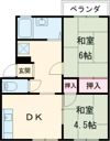 荒木ハイツの間取り画像