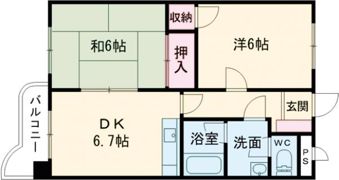 メゾン・DE・OKの間取り画像