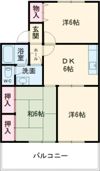 ハイム山陽の間取り画像