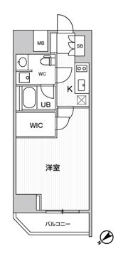 ALTERNA恵比寿の間取り画像