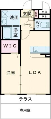 フルールの間取り画像