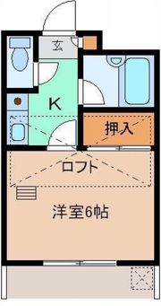 メゾン越仙の間取り画像