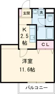 ベルメゾンキョーワの間取り画像