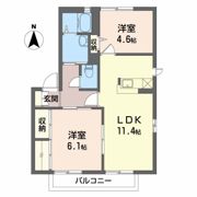 バリュージュ桜堤 Aの間取り画像