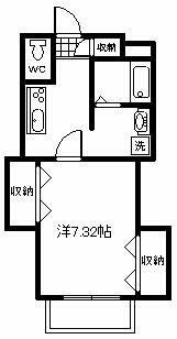 プチメゾン宇都パート2の間取り画像