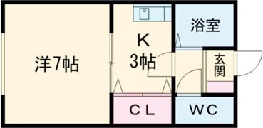 ハイツ愛里須の間取り画像