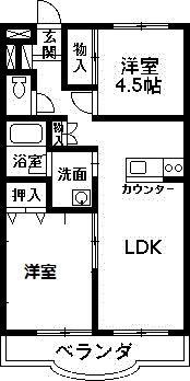 ロイヤルコートの間取り画像
