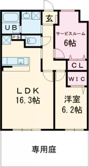 メゾン ド 華の杜の間取り画像