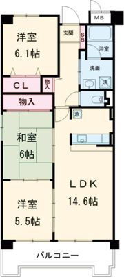 パストラルフラットの間取り画像
