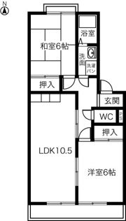 ハーベストGOTOの間取り画像